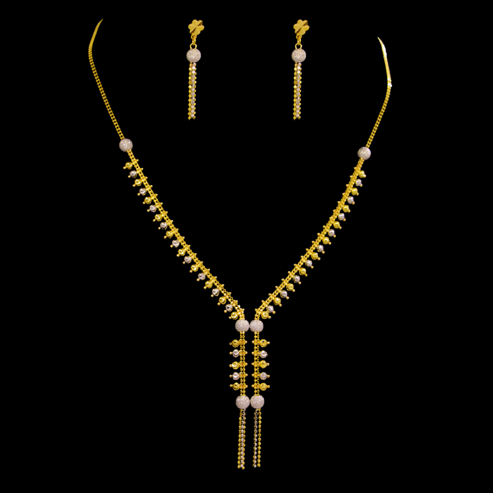 22K Gold Necklace Set
